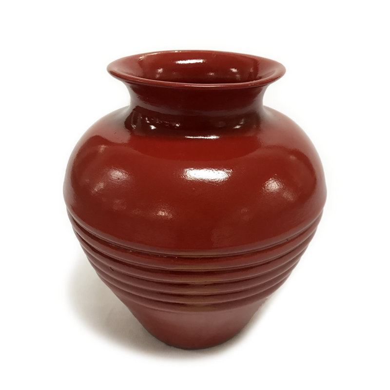 Metrotex Designs Red 9'' Ceramic Table Vase Wayfair.ca